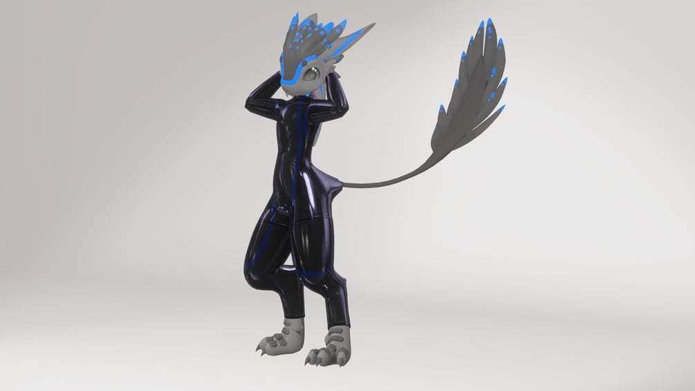 Latex Catsuit for Da'vali gallery image 1