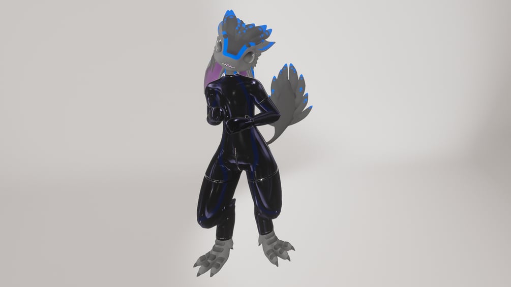 Latex/Canvas "Safety" Mitts for Da'vali gallery image 4